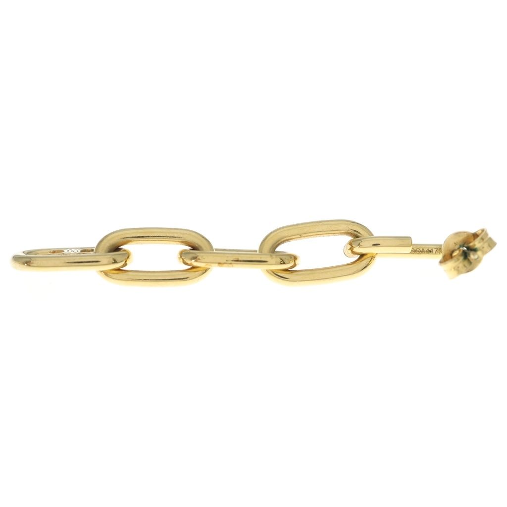 Celine Triomphe Earrings Gold — view 4