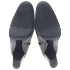 Hermes Sac a Depeches Leather Long Boots Black — view 5