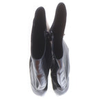 Hermes Sac a Depeches Leather Long Boots Black — view 4