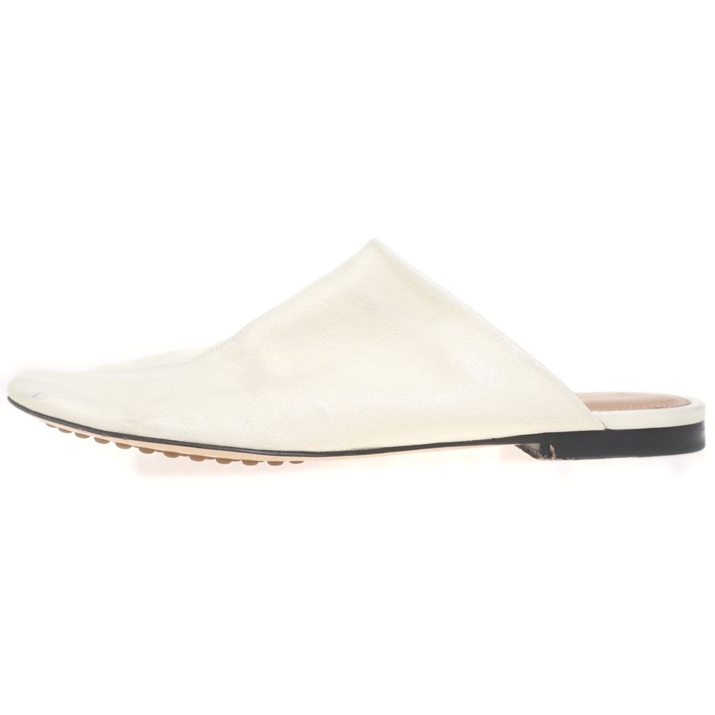 Bottega Veneta Leather Mules White 381