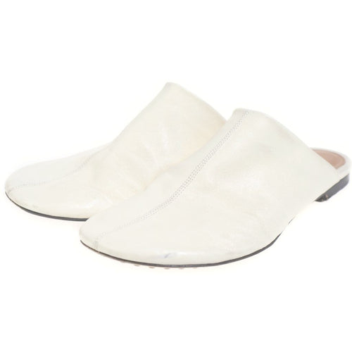 Bottega Veneta Leather Mules White 381 — view 2