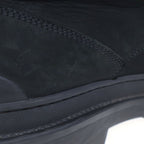 Dior Oblique Embossed Leather Lace Up Work Short Boots Black — view 6