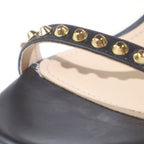 Prada Black Studded Sandals — view 6