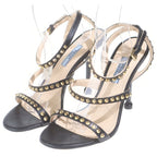 Prada Black Studded Sandals — view 2