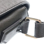 Louis Vuitton Taiga Roman PM Shoulder Bag Black Leather Gold — view 8