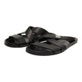 Louis Vuitton Pioneer Line Sandals 7 Black Leather