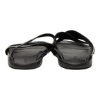 Louis Vuitton Pioneer Line Sandals 7 Black Leather — view 3