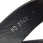 Louis Vuitton Pioneer Line Sandals 7 Black Leather — view 8