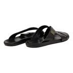 Louis Vuitton Pioneer Line Sandals 7 Black Leather — view 4