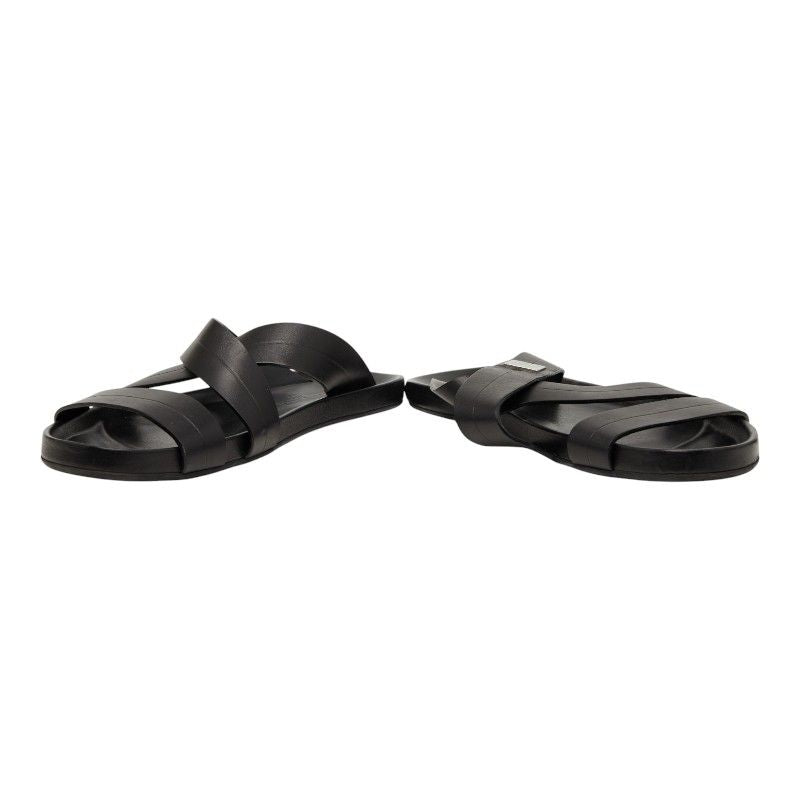 Louis Vuitton Pioneer Line Sandals 7 Black Leather — view 2