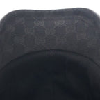 Gucci GG Canvas Logo 6 Panel Baseball Cap Black — view 6