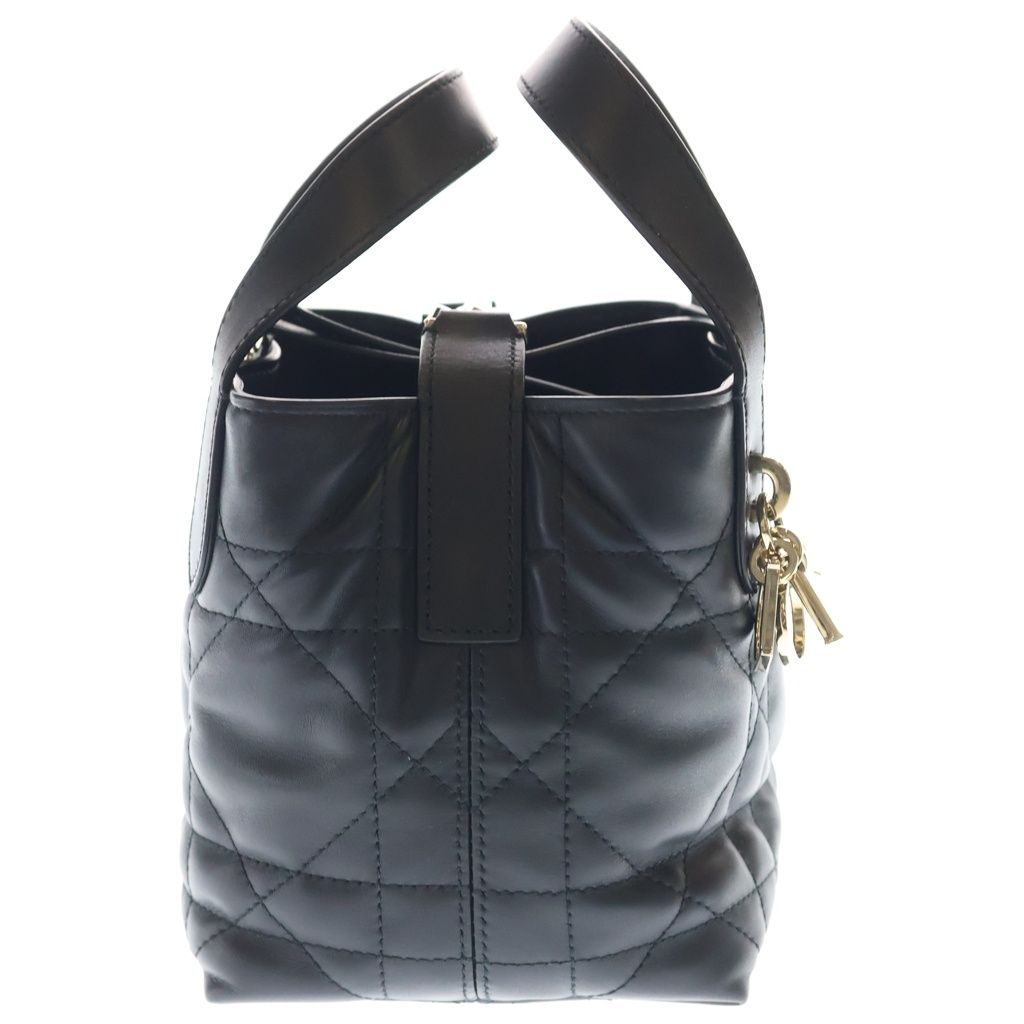 Dior Toujour Vertical Tote Nano Cannage 2-Way Black — view 3