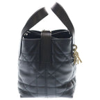 Dior Toujour Vertical Tote Nano Cannage 2-Way Black — view 3