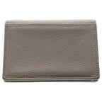 Saint Laurent Paris Tiny Wallet Logo Print Leather Bifold Gray — view 2