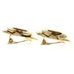 Chanel Vintage CC Logo Earrings Gold — view 3