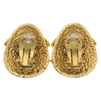 Chanel Vintage CC Logo Earrings Gold — view 2