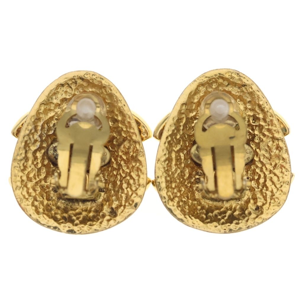 Chanel Vintage CC Logo Earrings Gold — view 2