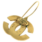 Chanel CC Logo Earrings Gold — view 5