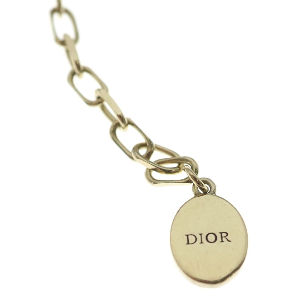 Dior CD Icon Chain Link Necklace Gold — view 5