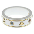 Gucci Gemstone Icon Ring White Ceramic — view 3