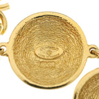 Chanel Quilted CC Logo Bracelet Gold — view 5
