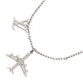 Louis Vuitton LV Plain Pendant Silver