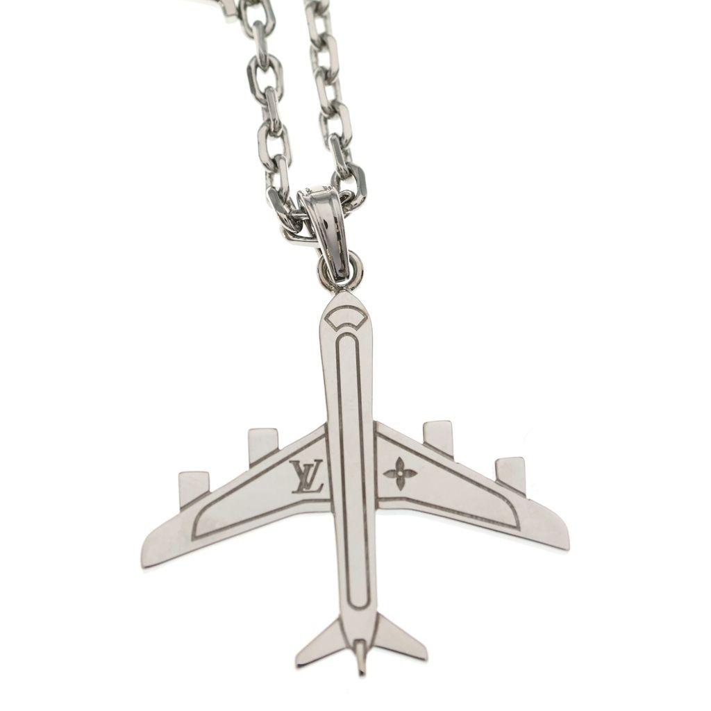 Louis Vuitton LV Plain Pendant Silver — view 3