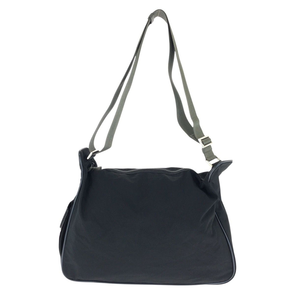 Prada Sports Line Black Gray Silver Nylon Shoulder