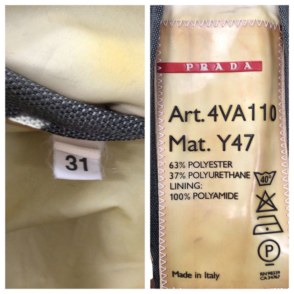Prada Sports Line Black Gray Silver Nylon Shoulder — view 4