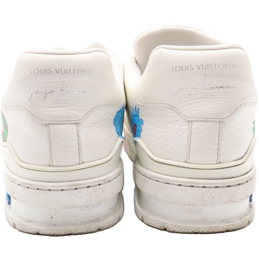 Louis Vuitton YK Yayoi Kusama LV Trainer Low Cut Sneakers White — view 3