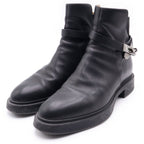 Hermes Veo Jodhpur Leather Short Boots Black — view 2