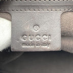 Gucci GG Canvas Tote Leather Brown — view 7