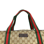 Gucci GG Canvas Sherry Tote Shoulder Bag Brown — view 5
