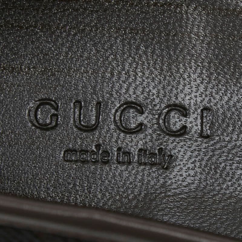Gucci GG Canvas Loafers Slip on Moccasins Brown — view 8