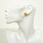 Dior Earrings CD Logo Gold Plated — view 5