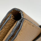 Fendi Wallet Selleria Leather Brown Silver — view 5