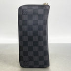 Louis Vuitton Wallet Damier Graphite Zippy Vertical Gray Black — view 9