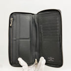 Louis Vuitton Wallet Damier Graphite Zippy Vertical Gray Black — view 3