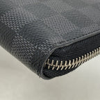 Louis Vuitton Wallet Damier Graphite Zippy Vertical Gray Black — view 7