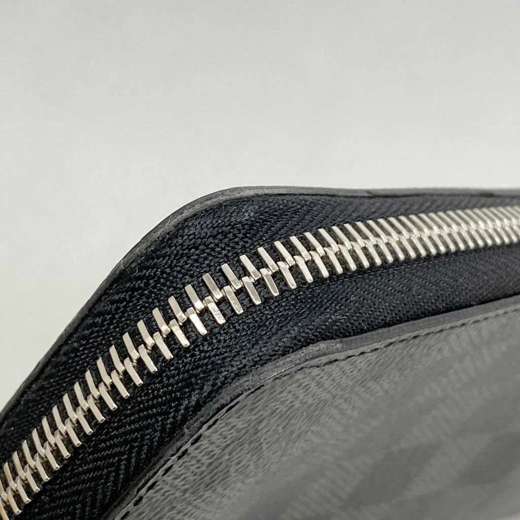 Louis Vuitton Wallet Damier Graphite Zippy Vertical Gray Black — view 6