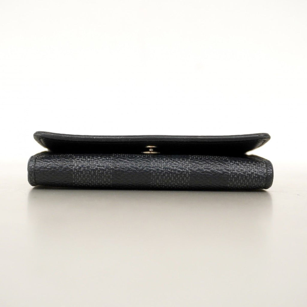 Louis Vuitton Card Case Damier Graphite Envelope Business Holder Gray Black — view 3