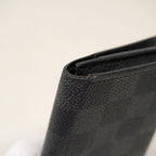 Louis Vuitton Card Case Damier Graphite Envelope Business Holder Gray Black — view 6