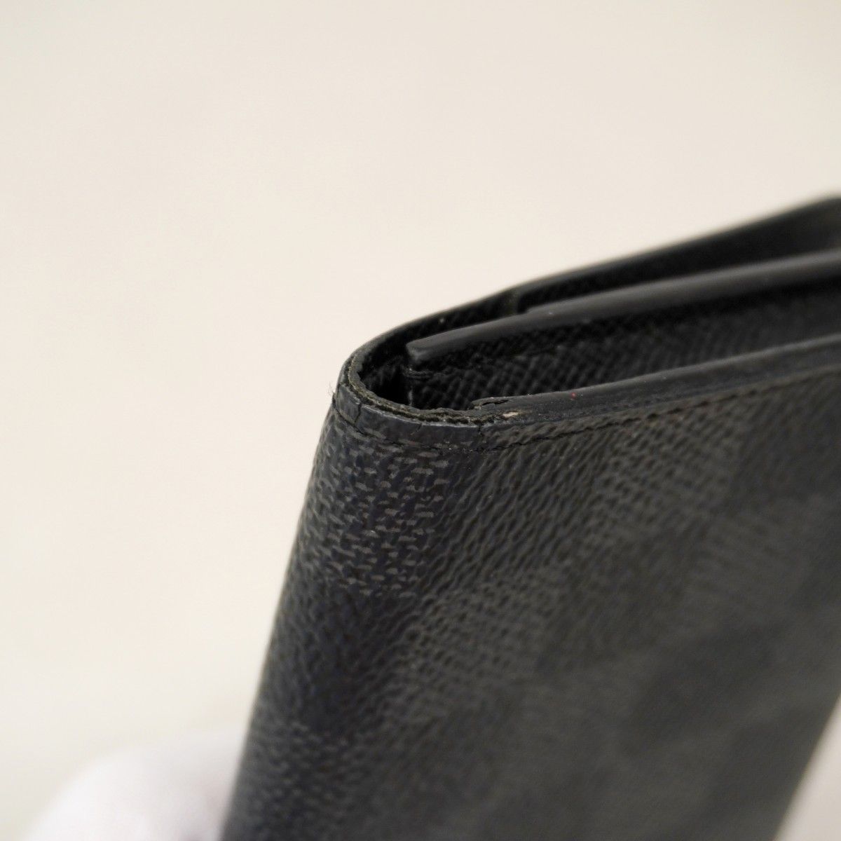 Louis Vuitton Card Case Damier Graphite Envelope Business Holder Gray Black — view 6