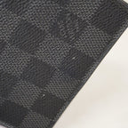 Louis Vuitton Card Case Damier Graphite Envelope Business Holder Gray Black — view 9