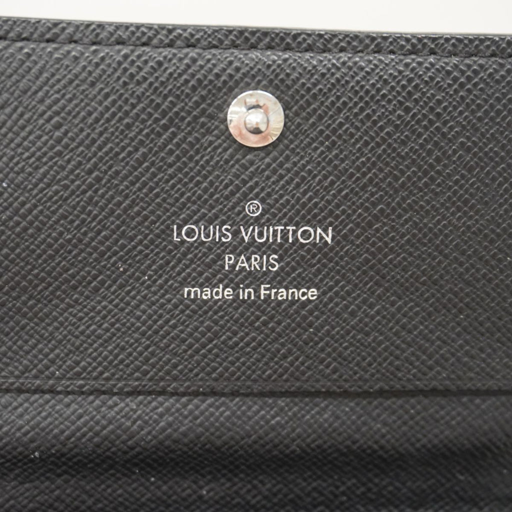 Louis Vuitton Card Case Damier Graphite Envelope Business Holder Gray Black — view 5