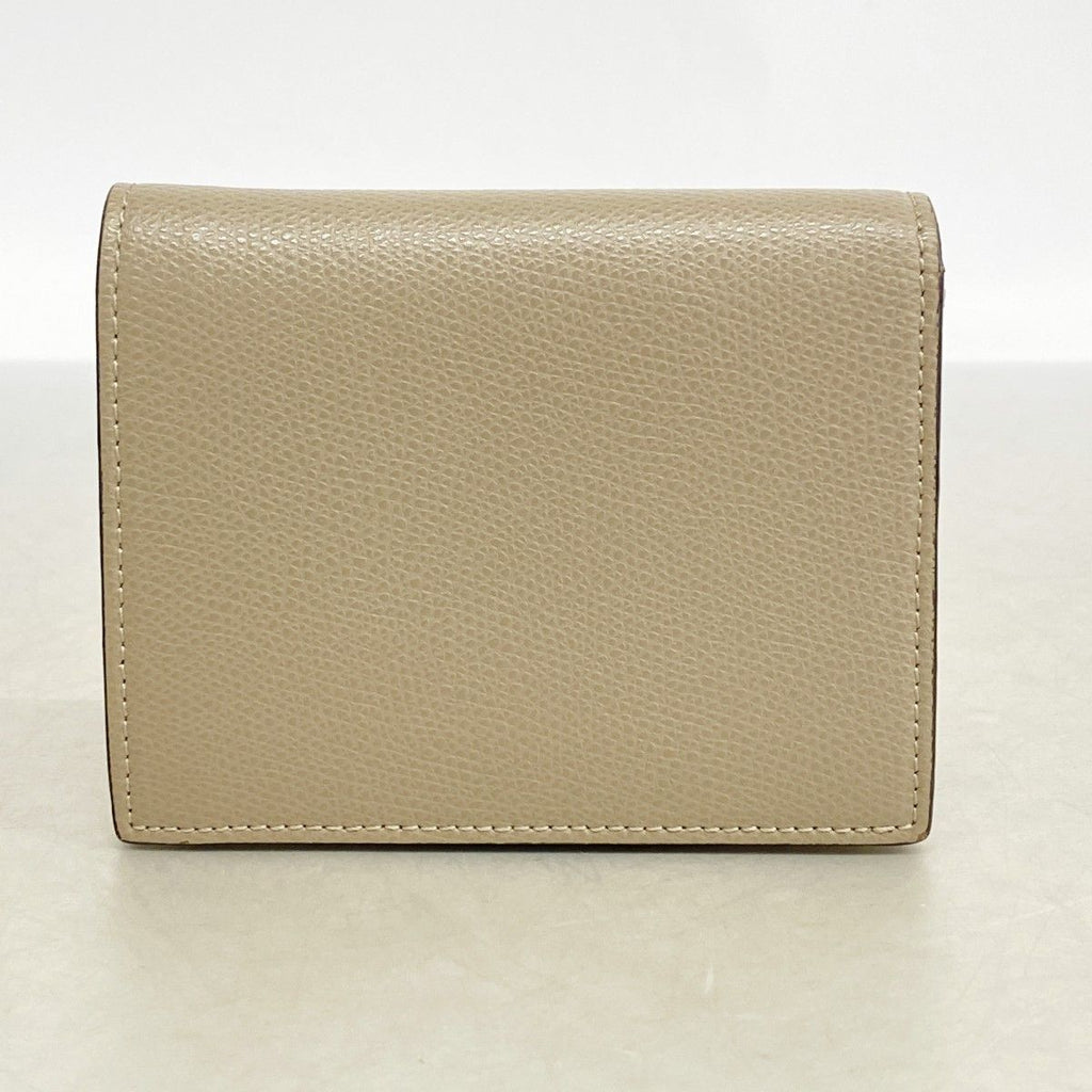 Fendi Wallet Leather Beige Gold — view 8