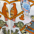 Hermes Carre 90 Early America Vintage Scarf Silk — view 9