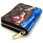 Louis Vuitton Zippy Coin Purse Vivienne Damier Ebene — view 3