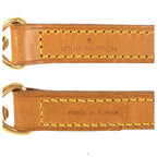 Louis Vuitton Leather Beige Brown Gold Shoulder Strap — view 5