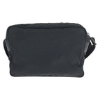 Prada Tessuto Black Silver Nylon Shoulder — view 2